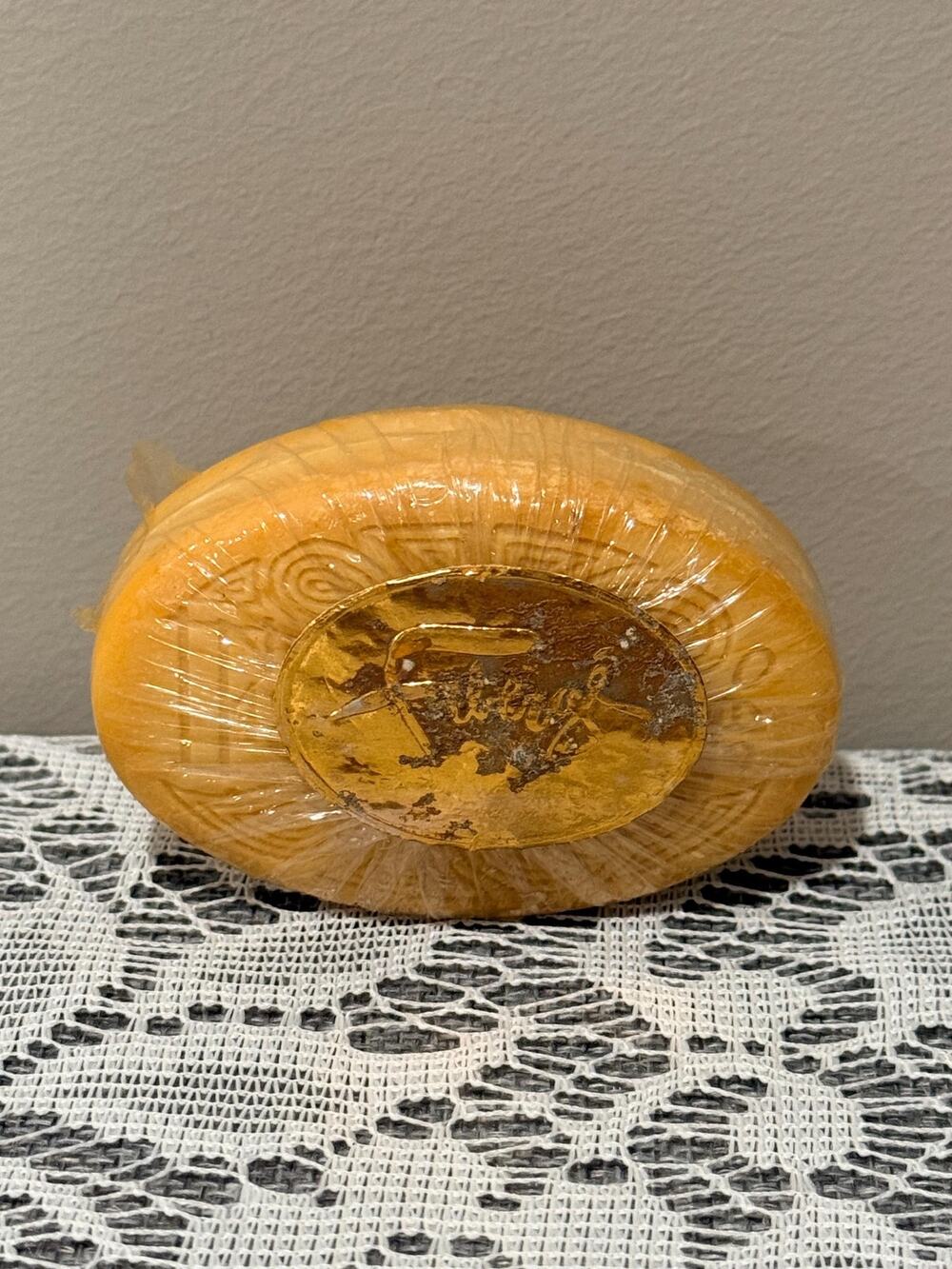 Vintage Faberge Woodhue Perfumed Soap Bar Original Wrapper